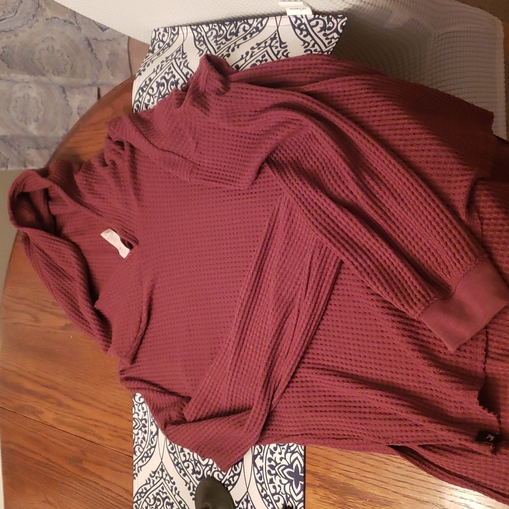 Glyder Waffle Hoodie longsleeve Shirt XL
